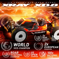 XRAY XB8 2023 - 1/8 LUXURY NITRO OFF ROAD CAR KIT